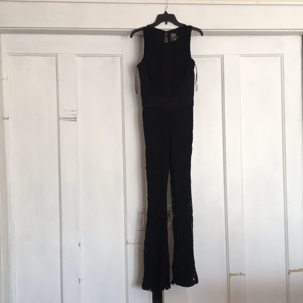 Taylor black lace jumpsuit